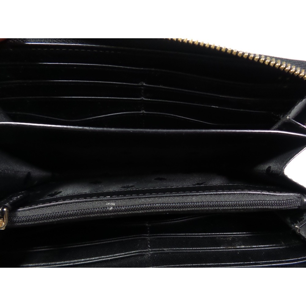 Kate Spade New York Leila Large Continental Wallet Black Zip Around Leather - Picture 7 of 7